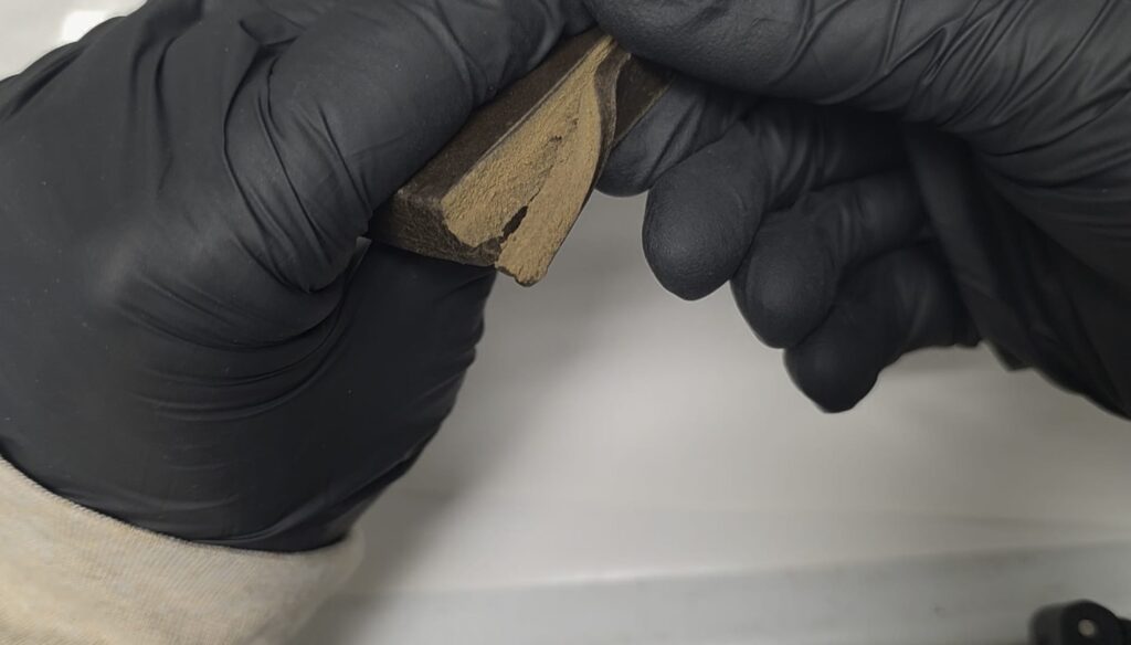 Strawberry Yolo and Gas Cream Cake Hashish displayed and cut open